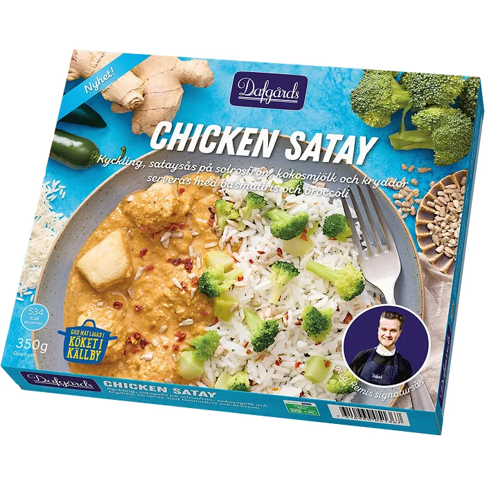 Chicken satay 350g Dafgårds