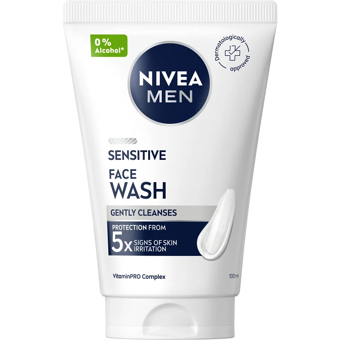 Ansiktsrengöring Sensitive Face Wash 100ml Nivea Men