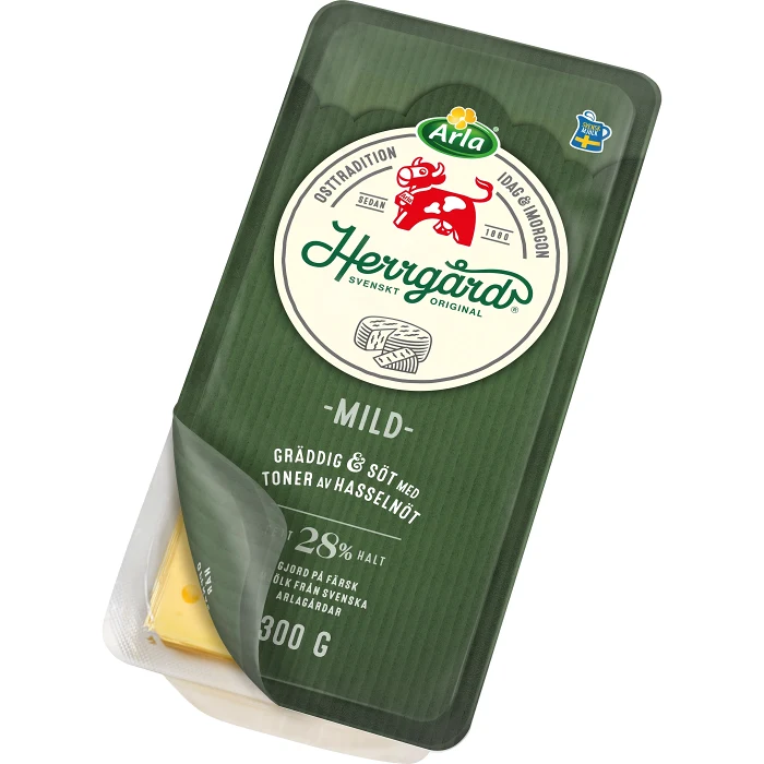 Herrgård® skivad ost 28% 300g Arla Ko®