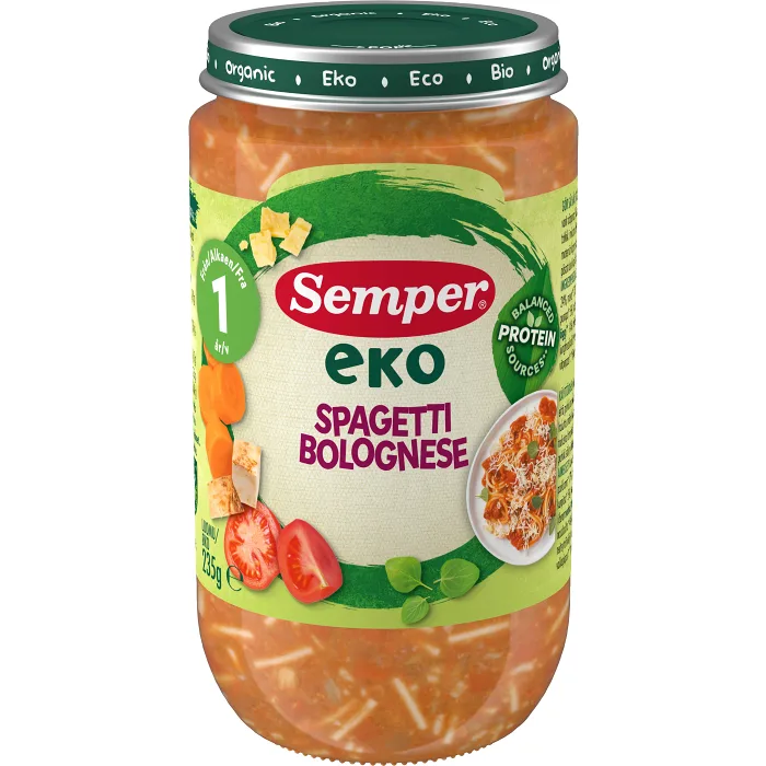 EKO Spagetti bolognese 12m 235g Semper