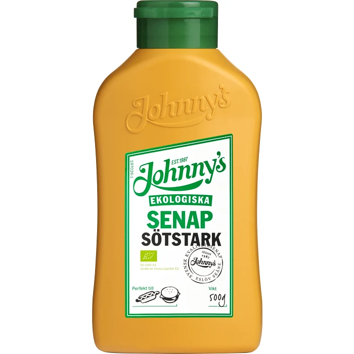 Senap Sötstark Ekologisk 500g Johnnys