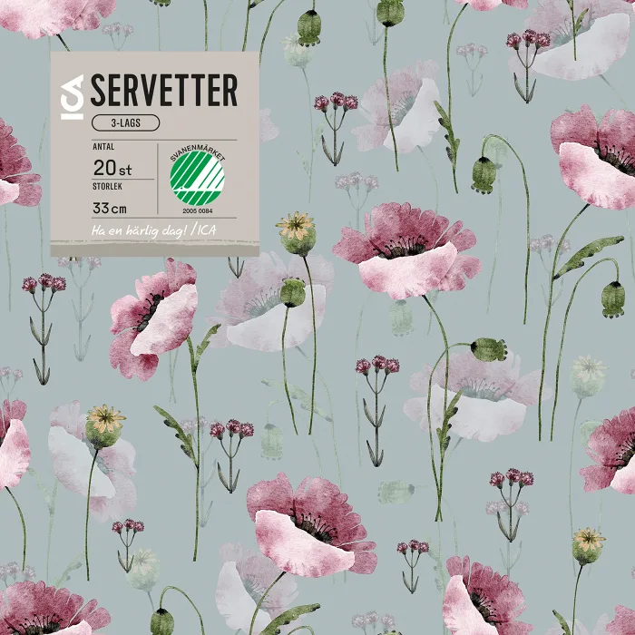 Servett Purple 33cm 20-p ICA