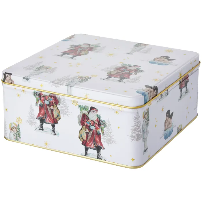 Plåtburk Stilla Natt 17x17x8cm ICA