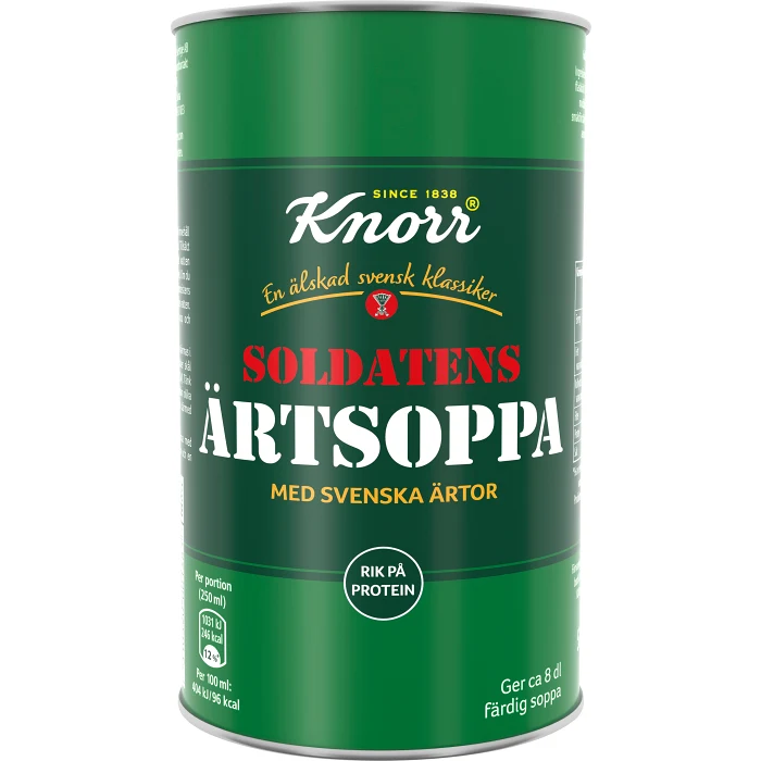 Soldatens ärtsoppa med Fläsk 570g Knorr