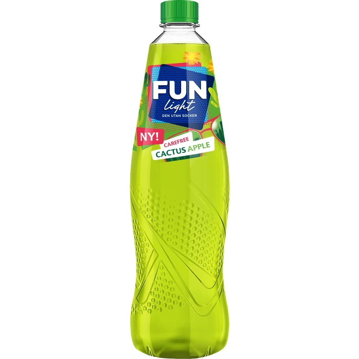 Lightdryck Cactus Apple Sockerfri 1l Fun Light