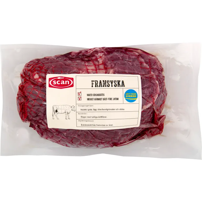 Nötstek Färsk av Fransyska ca 1,1kg Scan
