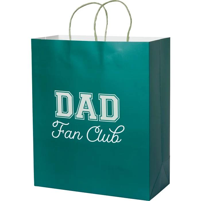 Presentpåse Dad fan club 26x31 cm