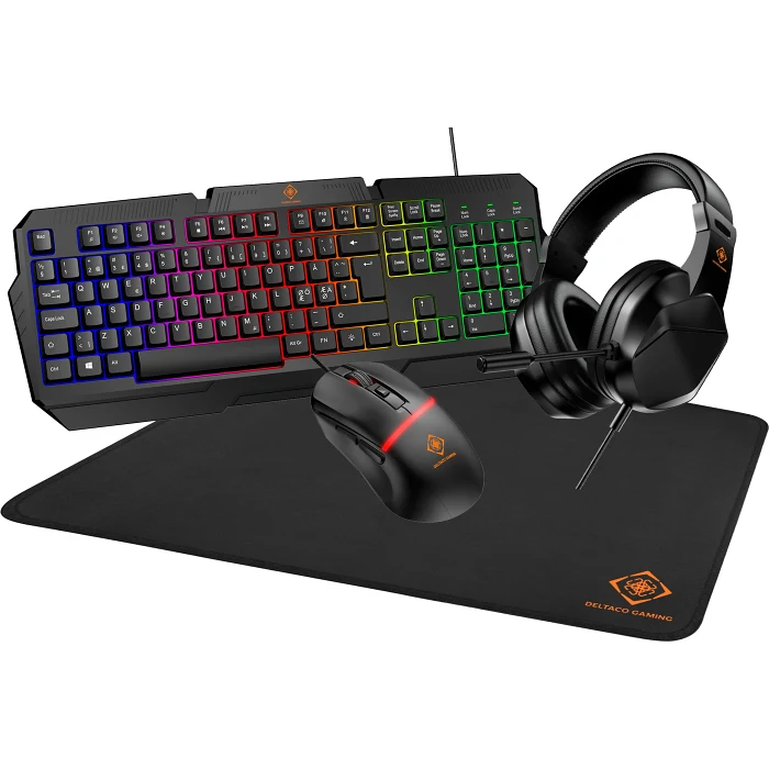 Gaming-paket 4 delar DELTACO