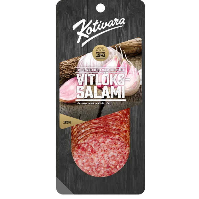 Vitlökssalami 120g Kotivara