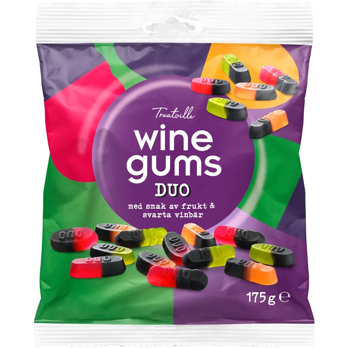 Godis Winegums Duo 175g Treatville