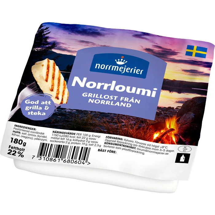 Grillost Norrloumi Norrländsk 180g Norrmejerier