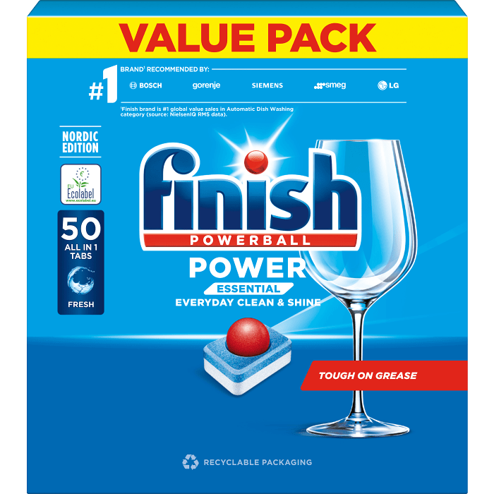 Power Essential Disktabletter Finish 50st