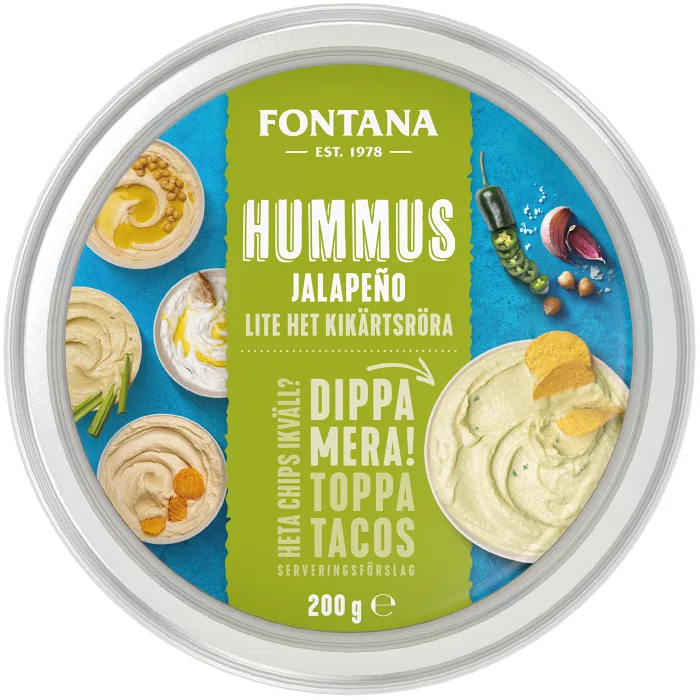 Hummus Jalapeño 200g Fontana