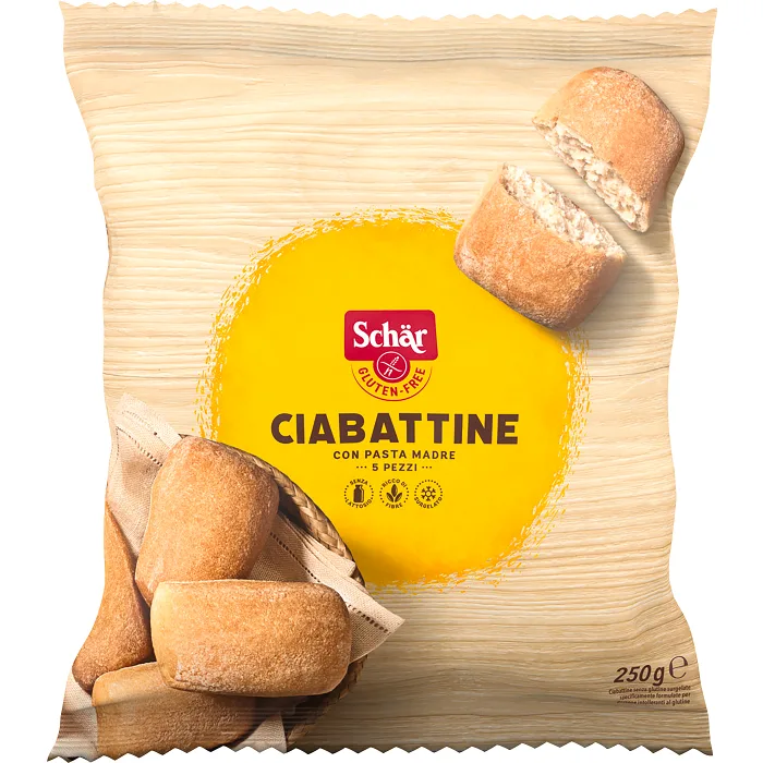 Ciabattine Glutenfri Fryst 250g Schär