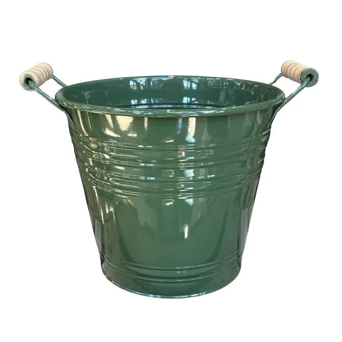 Kruka Zink Grön 20cm