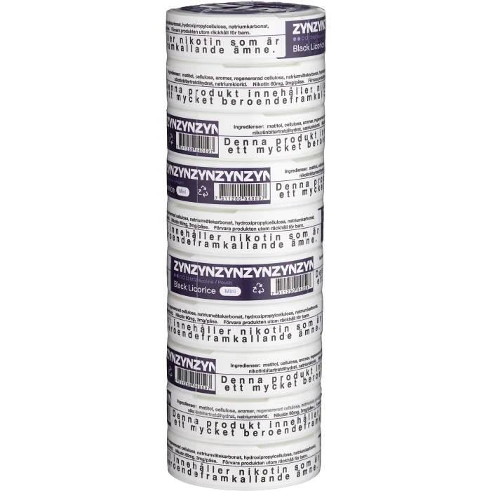 Zyn Black Licorice 3mg S2 Stock