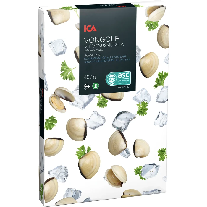 Vongole vit venusmussla 450g ICA