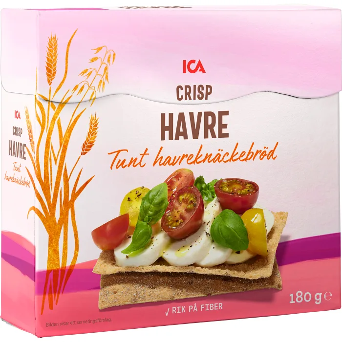 Surdegsknäckebröd Crisp Havre 180g ICA
