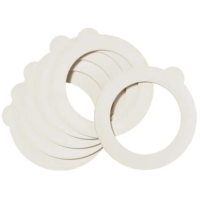 Gummiring Konserveringsglas Vit 6-p Bormioli