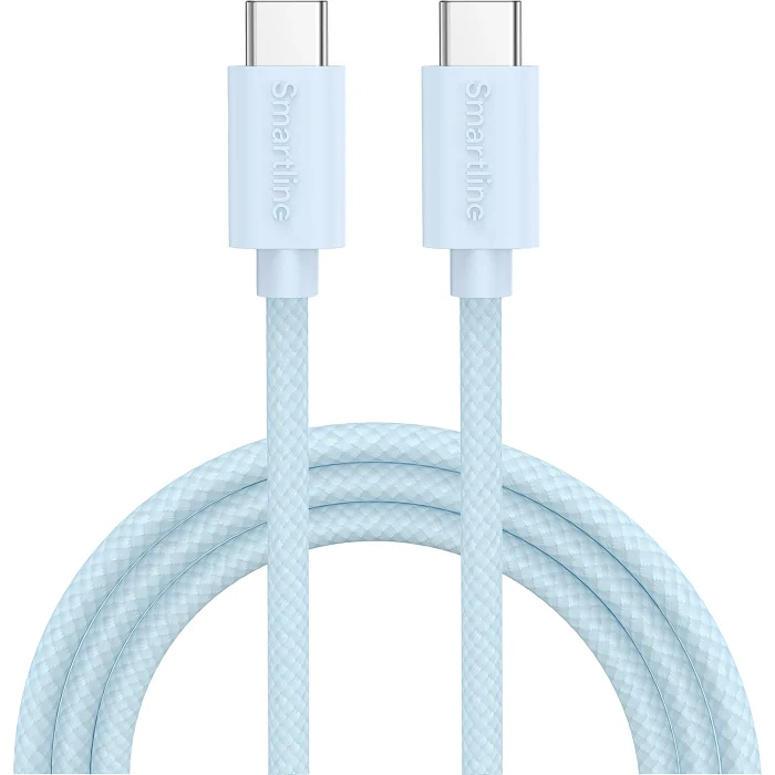 USB-C till USB-C 2m blå Smartline