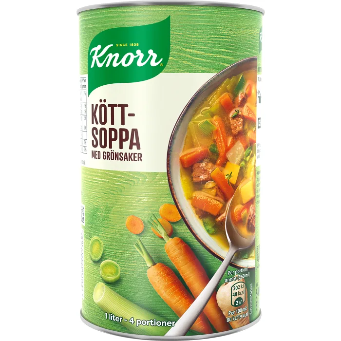Köttsoppa med grönsaker 550g Knorr