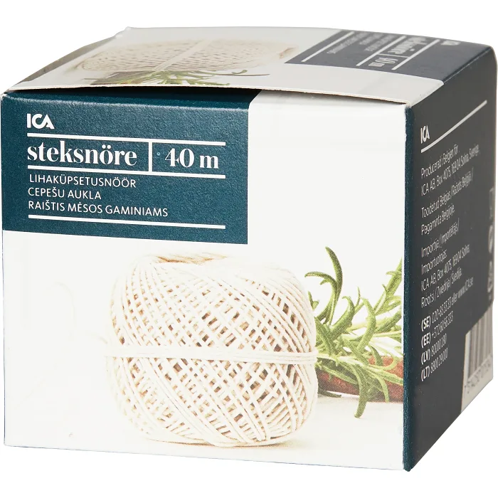 Steksnöre Bomull 40m ICA