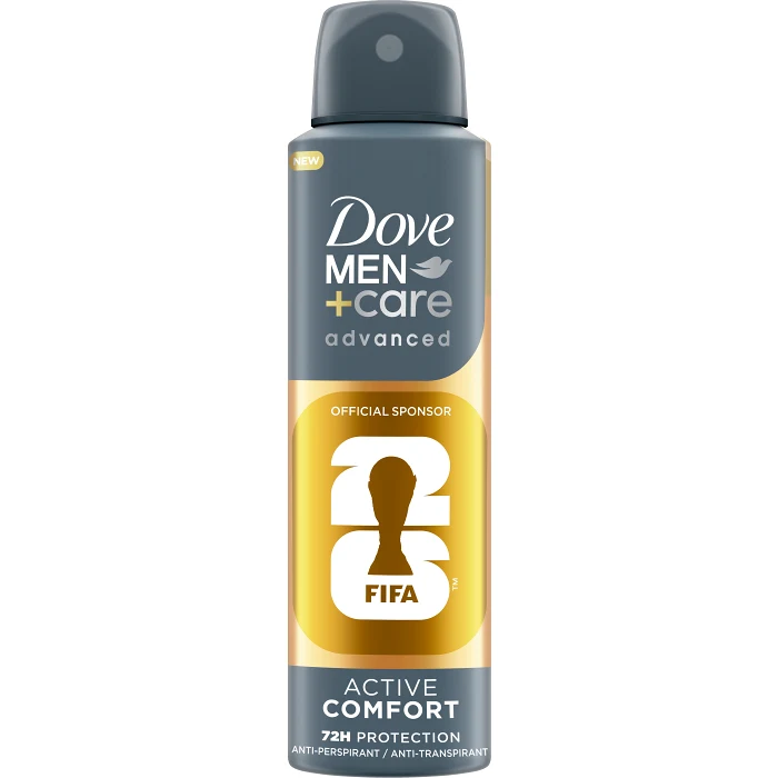 Deodorant Spray Adv Active Comfort Fifa 150ml Dove Men Care