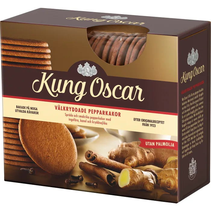 Välkryddade Pepparkakor 300g Kung Oscar