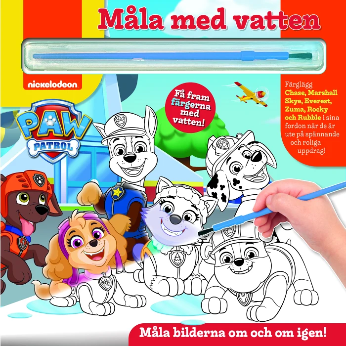 Måla med vatten Paw Patrol