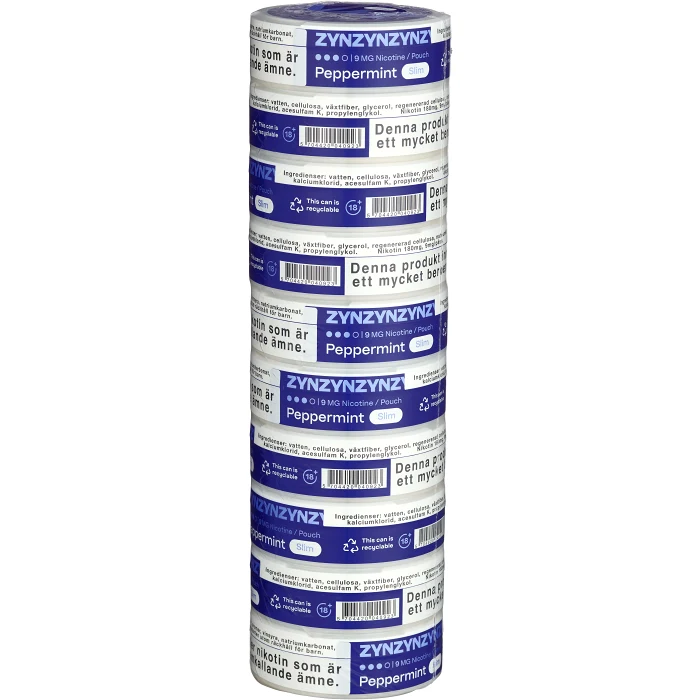 Zyn Peppermint Slim 9mg Stock
