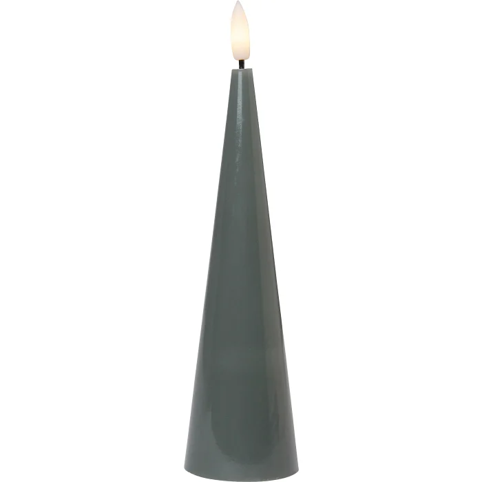 LED Ljus cone grön 17,5 cm ICA