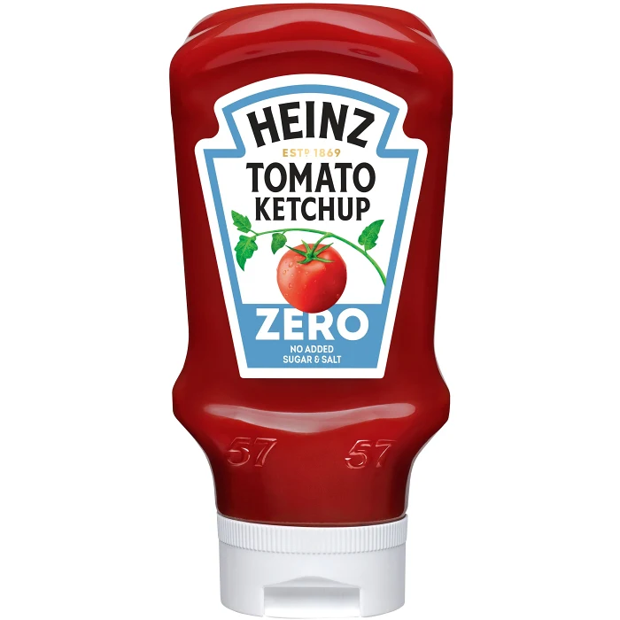 Ketchup utan tillsatt socker & salt 400ml Heinz