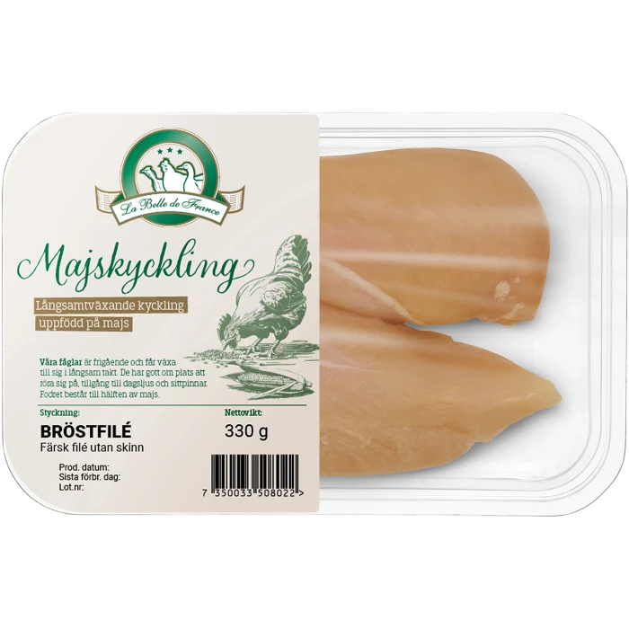 Majskycklingbröstfilé Färsk 330g La belle de France