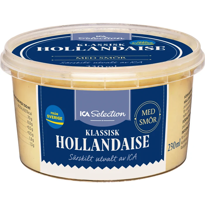 Hollandaisesås med smör 230ml ICA Selection