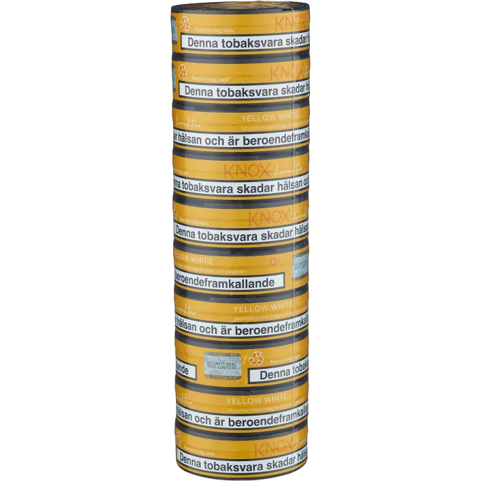 Yellow White Stock Knox