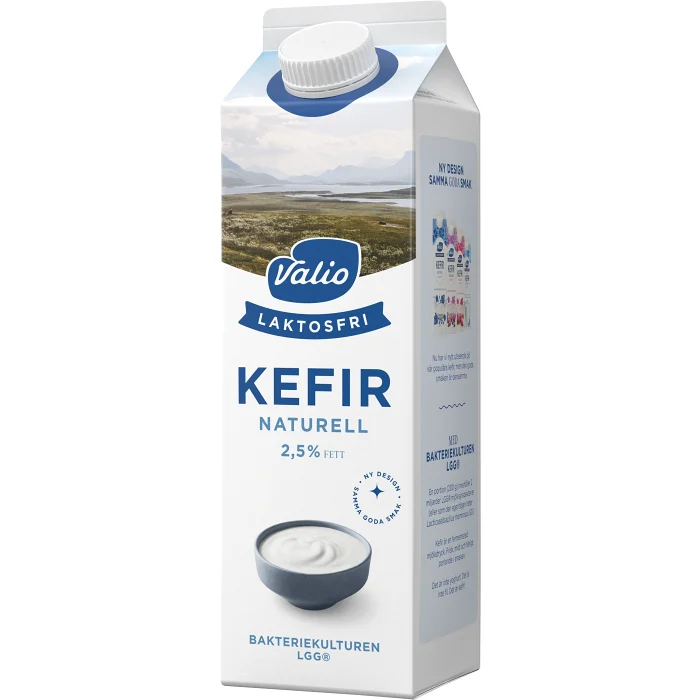Kefir Naturell Laktosfri 2,5% 1000g Valio