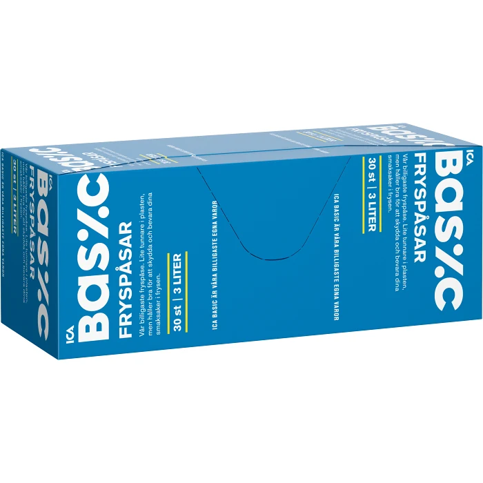 Fryspåsar 3l 30-p Miljömärk ICA Basic