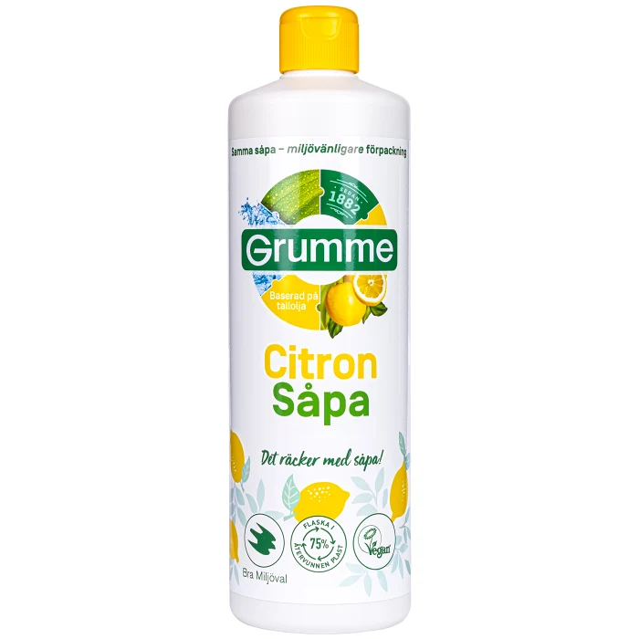 Såpa Citron 750ml Grumme