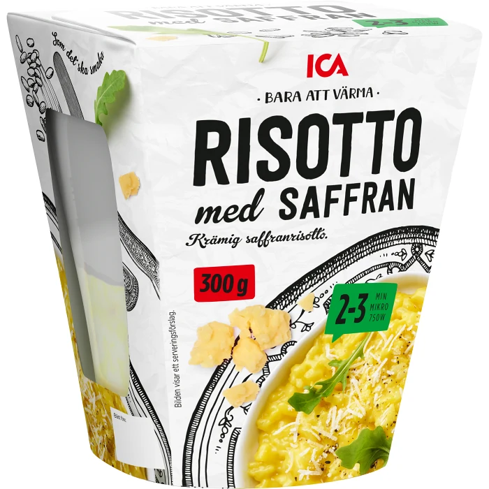 Färdigmat Risotto Saffran 300g ICA