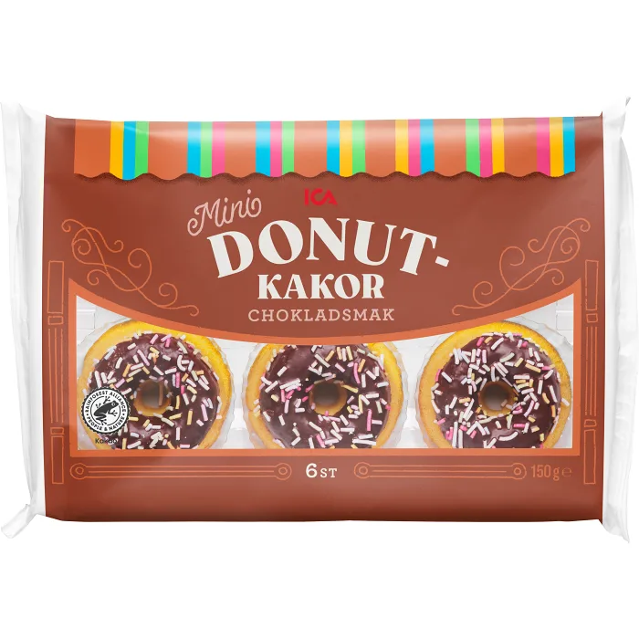 Donutkakor choklad 150g ICA