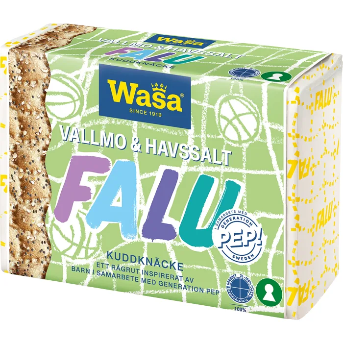 Knäckebröd Falu Vallmofrö 235 g Wasa
