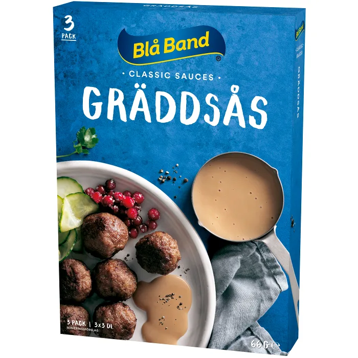 Gräddsås Klassisk 3dl 3-p Blå Band