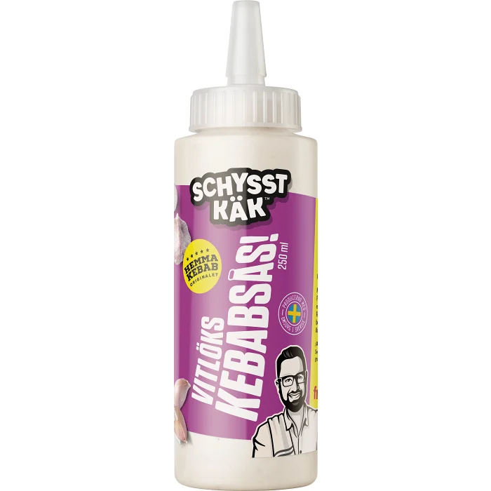 Kebabsås Vitlök 250g Schysst käk
