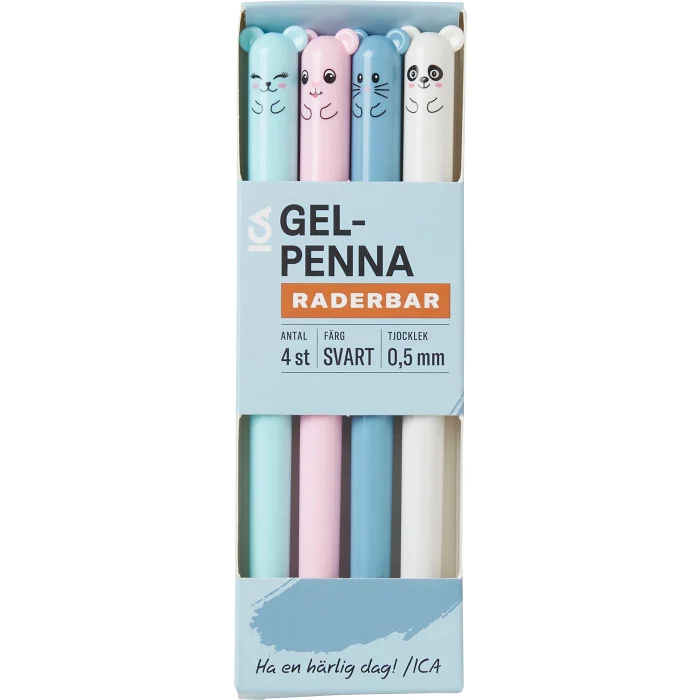 Penna Djur raderbar, 4 pack ICA