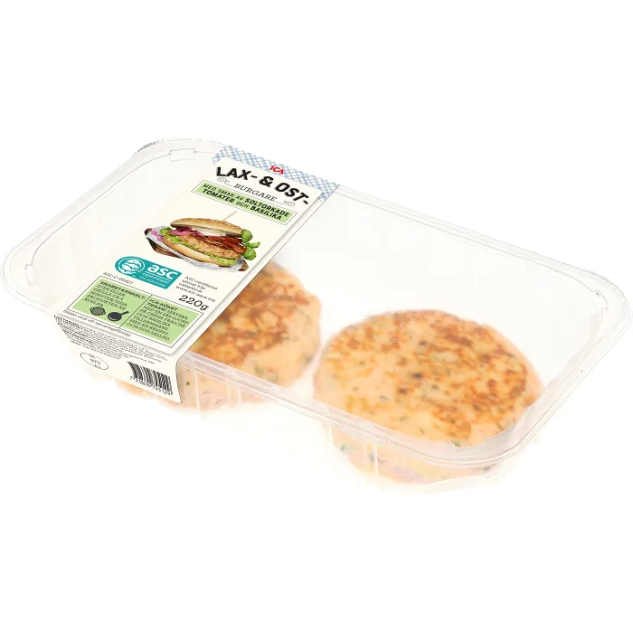Lax & Ostburgare Färska 220g Miljömärkt ICA