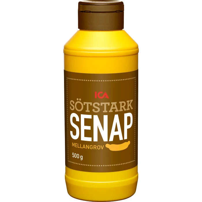 Senap Sötstark Mellangrov 500g ICA