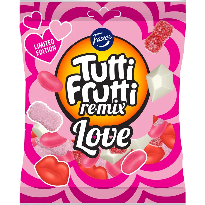 Godispåse Tutti Frutti Remix Love 150g Fazer