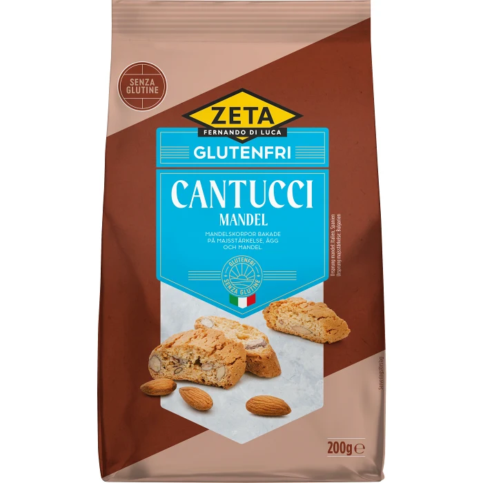 Cantucci Mandel glutenfri 200g Zeta