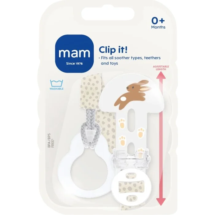 Napphållare Clip it 1-p MAM