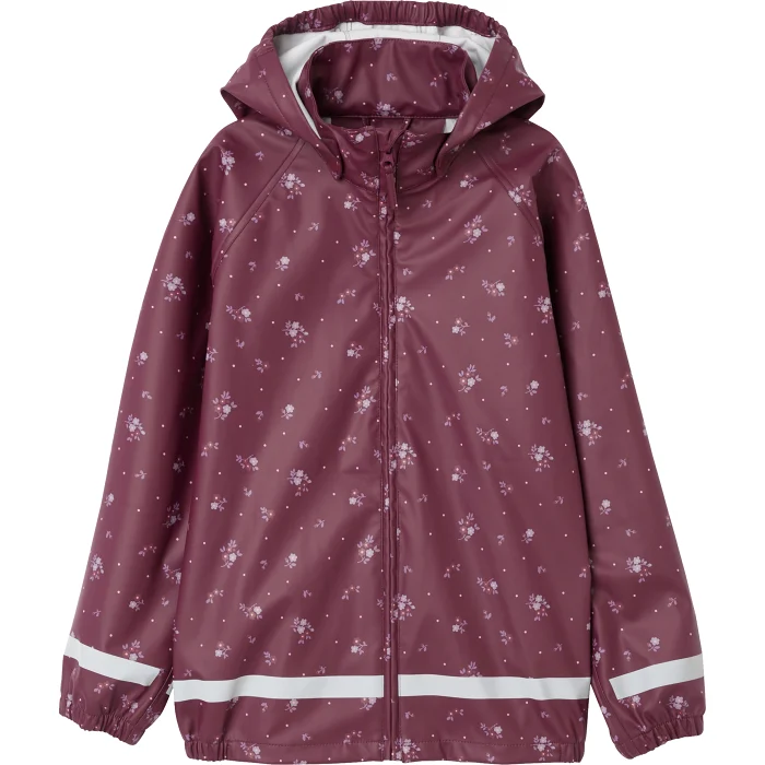 Regnjacka plommon 86/92 mywear